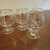 Set 4 bicchieri targati N