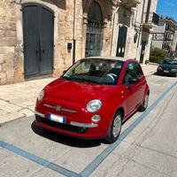 Fiat 500C rossa cabrio GPL