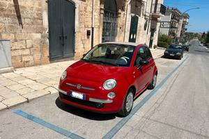 Fiat 500C rossa cabrio GPL