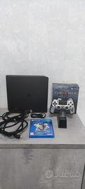 Ps4 slim + controller limited edition God con gi
