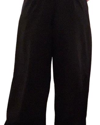 Pantaloni neri a zampa