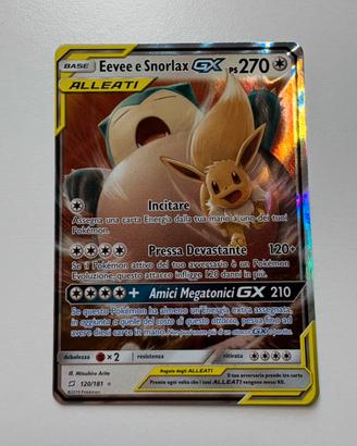 Eevee & Snorlax GX (TEU 120)