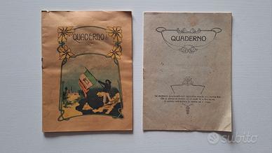 Rari Quaderni epoca 1911-12 Guerra Italo-Turca