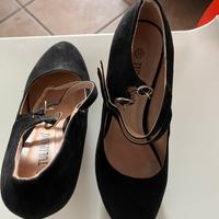 Scarpe donna tacco nere