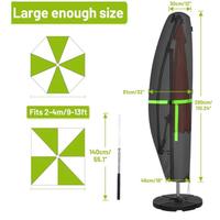 Copertura impermeabile da esterni per ombrellone