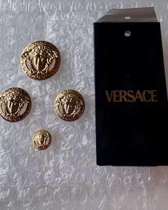 Set Bottoni Vintage Versace con Medusa – Originali