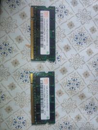 RAM Pc2-5300s 2 moduli da 1 GB