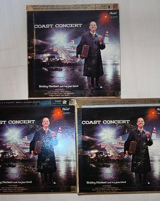 Bobby hackett - coast concert - 3 dischi vinile 45
