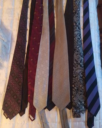 Cravatte pura seta, marche italiane anni 70/80 