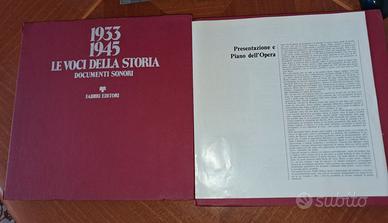 MILITARIA  RACCOLTA 33 GIRI DISCORSI WW2