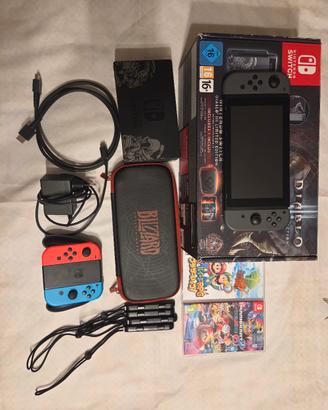 nintendo switch diablo edition+ 2 giochi+2 joycon