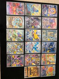 Lotto 17 carte pokemon AR 30 anniversario pokemon