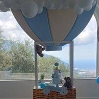 Mongolfiera allestimento