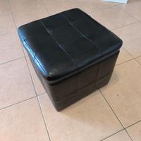 POUF contenitore nero