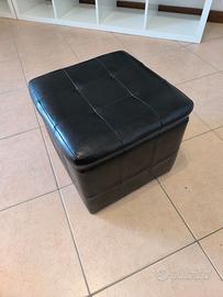 POUF contenitore nero