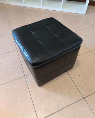 POUF contenitore nero