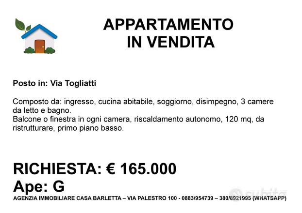 Appartamento in via Togliatti - Settefrati