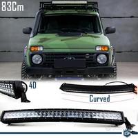 Barra Led 6000K Curva Lada Niva 4X4 Off-Road 83CM