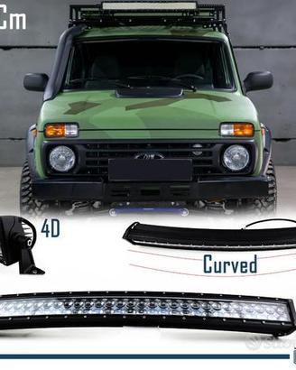Barra Led 6000K Curva Lada Niva 4X4 Off-Road 83CM