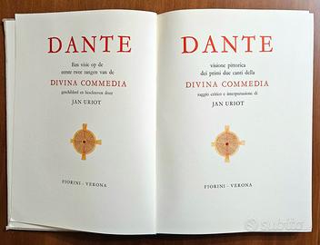 Dante Divina Commedia - Jan Uriot 1975. Ediz. Lim.