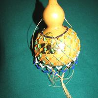 LATIN PERCUSSION SHEKERE TRADITIONAL  IN ZUCCA