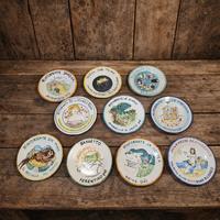Lotto 10 Piatti del Buon Ricordo Ceramica Vietri