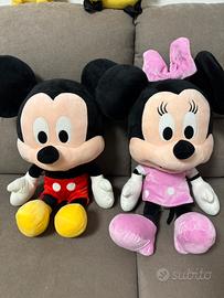 Peluche mickie e minnie mouse