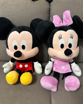 Peluche mickie e minnie mouse
