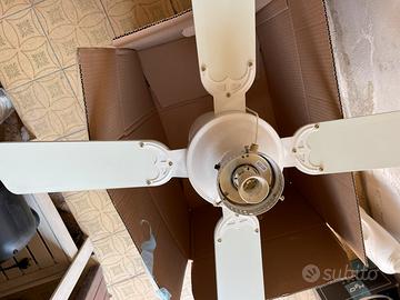 Lampadario con ventilatore