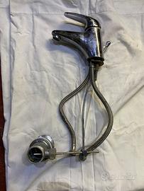 Rubinetto miscelatore inox da lavabo