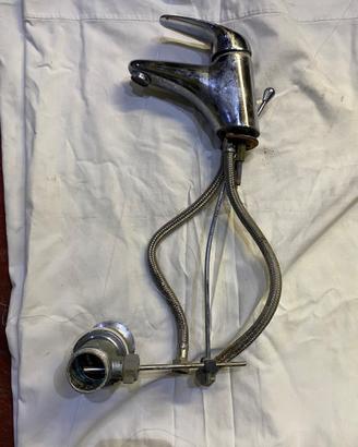 Rubinetto miscelatore inox da lavabo