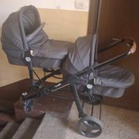 passeggino gemellare trio 