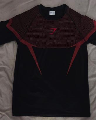 gymshark onyx long sleeve uomo compression size S