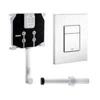 Cassetta scarico Incasso WC Grohe con plac. bianca