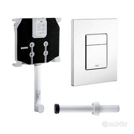Cassetta scarico Incasso WC Grohe con plac. bianca