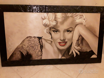 Quadro fatto a mano Marylin Monroe