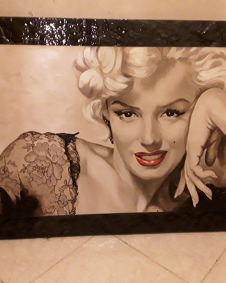 Quadro fatto a mano Marylin Monroe