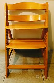 Seggiolone sedia Hauck colore Natural