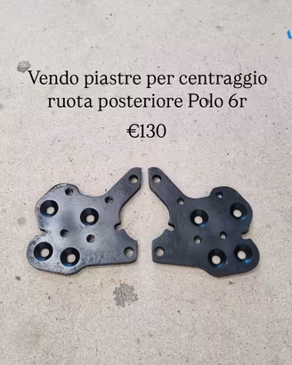 Piastre centraggio ruote post Polo 6r e 6c e simil