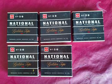5x National RT-3G Golden Tape 3" 300ft 1967-72
