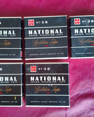 5x National RT-3G Golden Tape 3" 300ft 1967-72