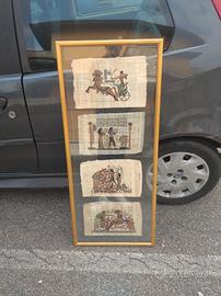 papiri egizi incorniciati