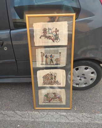 papiri egizi incorniciati