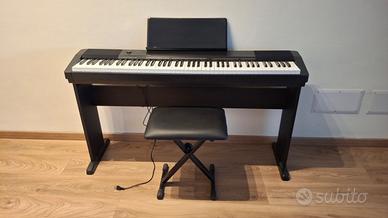 Pianoforte casio cdp 130 + stand,mobile e sgabello