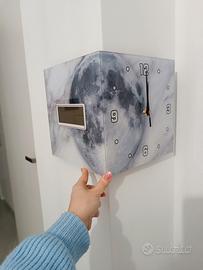 Orologio angolare bifacciale 