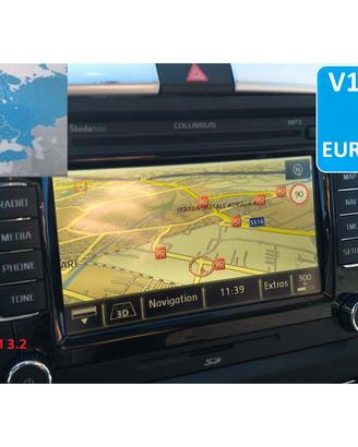 Mappe Navigatore VW RNS 510 Seat Skoda Audi 2023