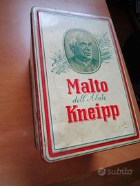 scatola di latta vintage