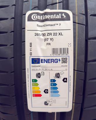 Continental Sport Contact 7 265/30/22R