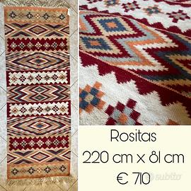 Tappeto sardo  Rositas 220 x 81
