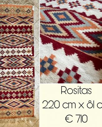 Tappeto sardo  Rositas 220 x 81